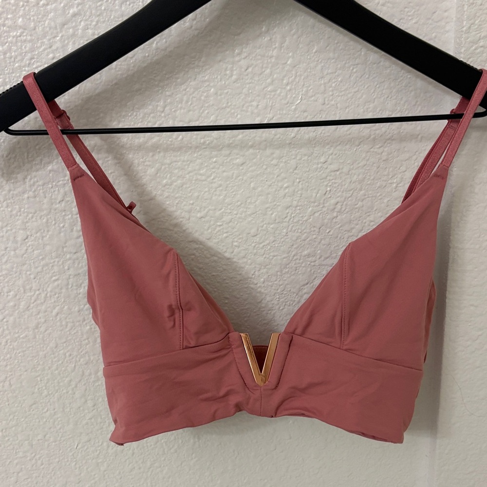 Victoria's Secret Dusty Rose V-Neck Bralette